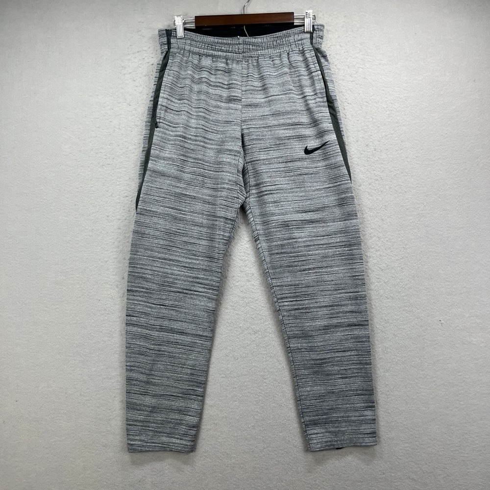 Nike Oregon Ducks Mens M Gray Therma-FIT Training Pants Joggers Sweats Athletic